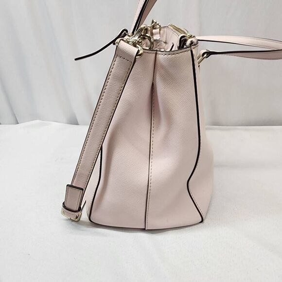Kate Spade Women's Light Pink Laurel Way Leighann Saffiano Leather Satchel Bag - Picture 4 of 13